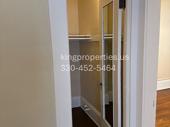 Closet off the middle room.