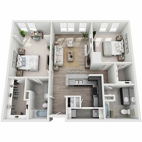 Floor plan Monroe