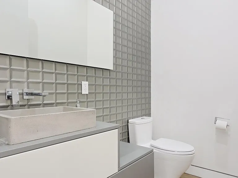 Clean and crisp bathrooms
