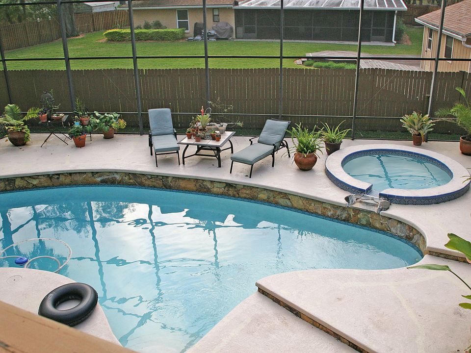 Pool View from Balcony