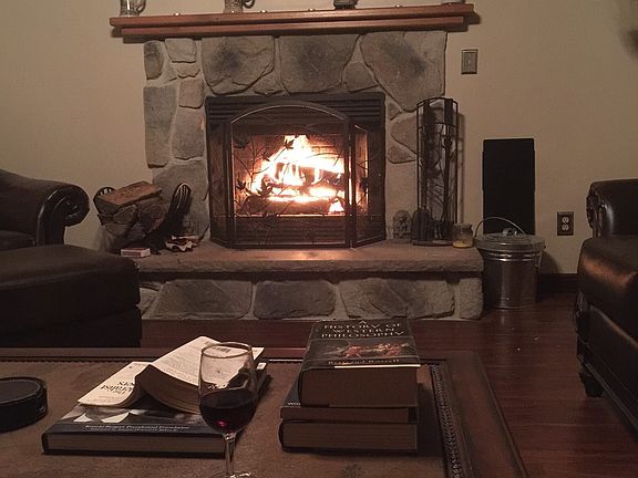 Fireplace in Living Room