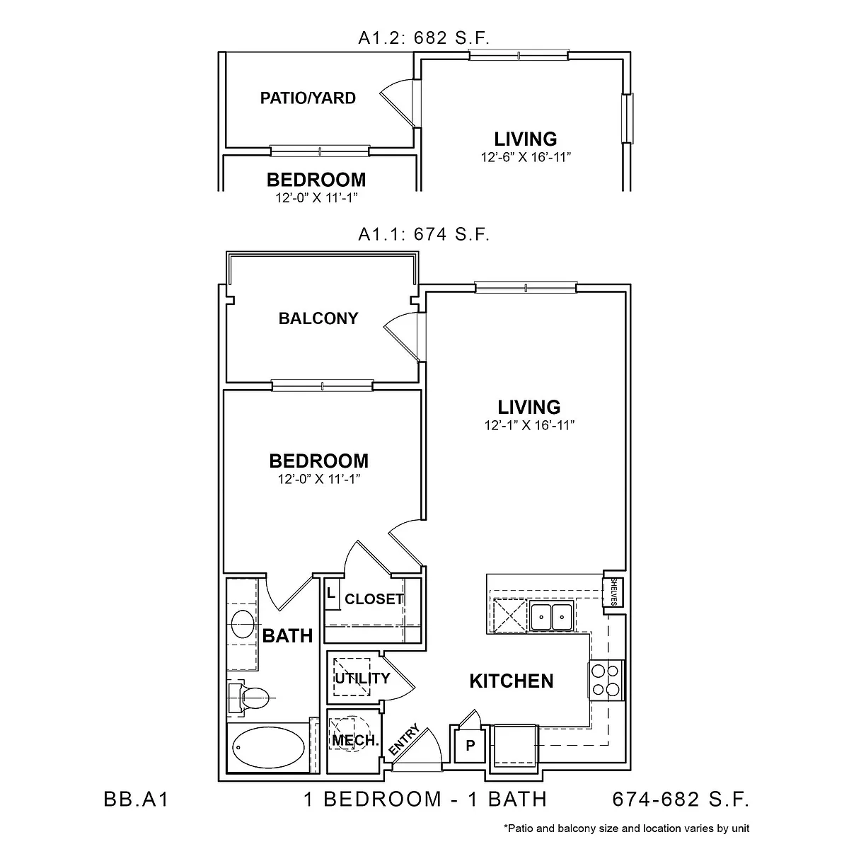 Floor plan BB.A1