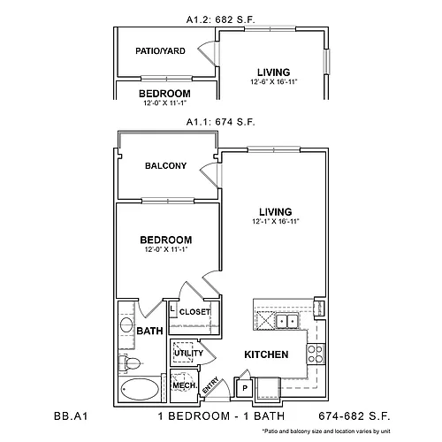 Floor plan BB.A1
