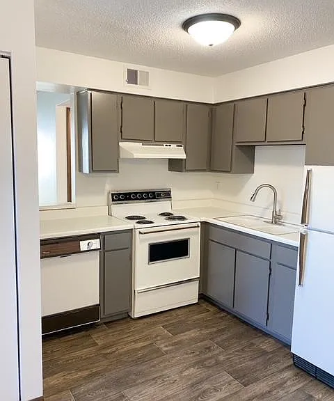 View of kitchen.
