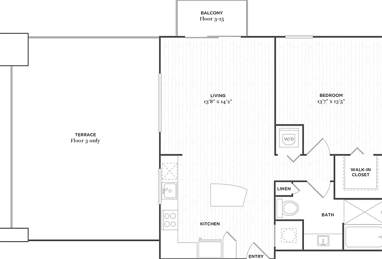 B4 floor plan Sofia Coral Gables