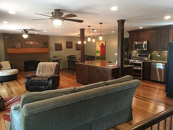 Open Living/Kitchen/Dining