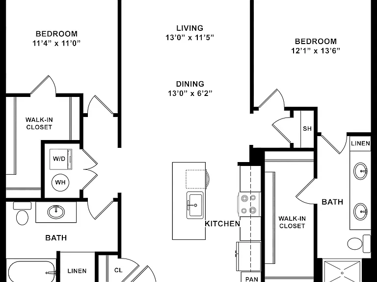 B2 Floor Plan W Dimensions B2 Floor Plan W Dimensions