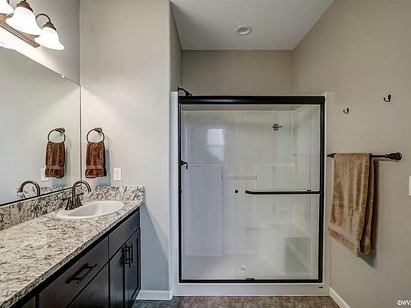 Master shower area
