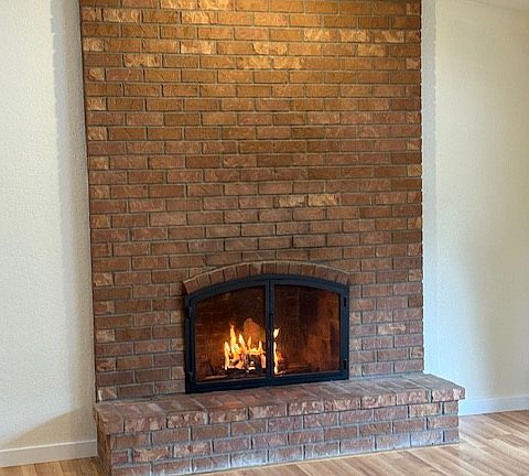 wood burning firepace