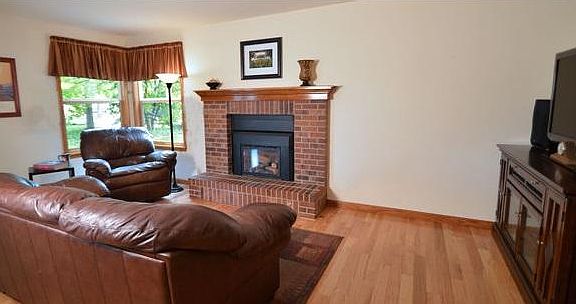 Gleaming hardwood floors
