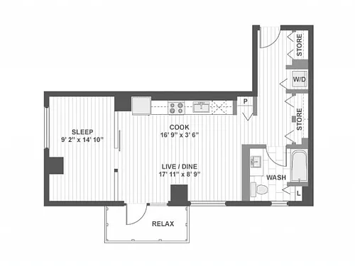 Floor plan E210