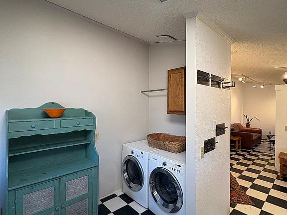 Bright laundry space