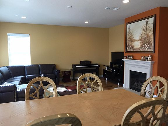 Open Living room and Dining Room