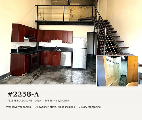 Floor plan 2258-A STUDO 1 BATH 2 STORY MEZZANINE
