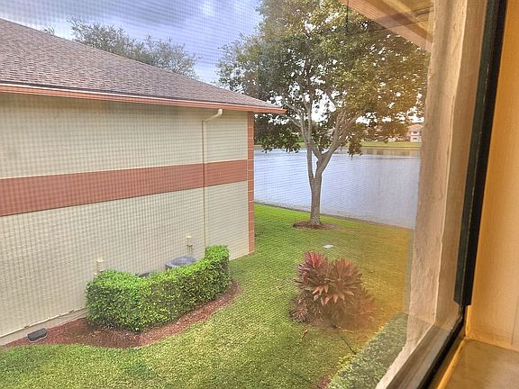 View from kitchen window. 