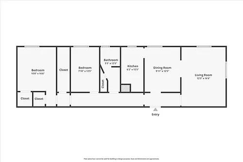 Floor plan 2 bedroom