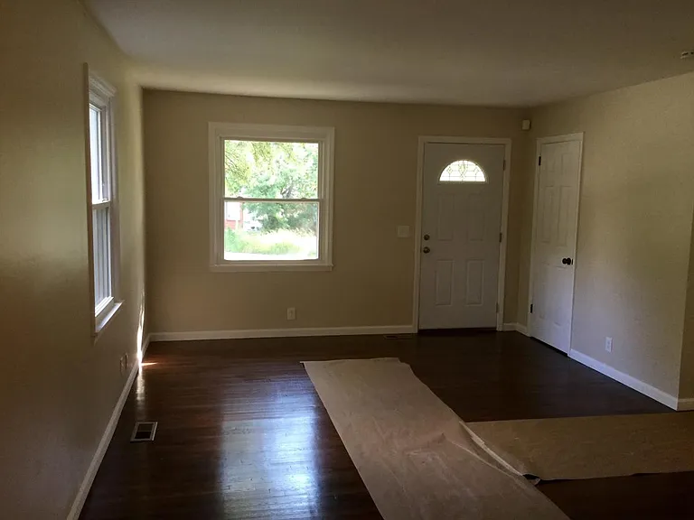 Living Room with Entry Closet