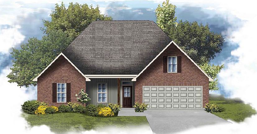 Carey IV H - Front Elevation - DSLD Homes