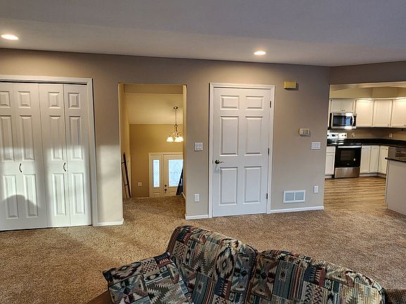 View from fireplace.