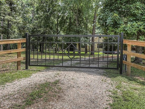 Enter from quiet, dead-end street through an automatic gate.