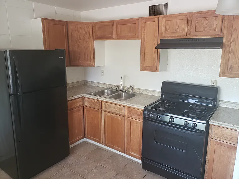 remodeled kitchen with modern appliances