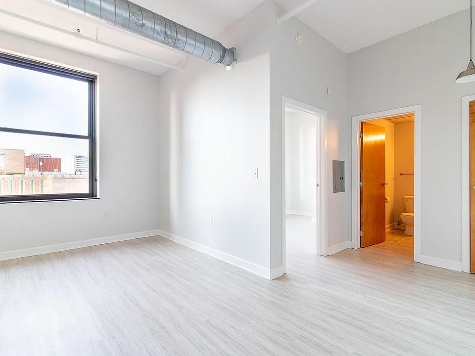 Living room with views of Medical Campus