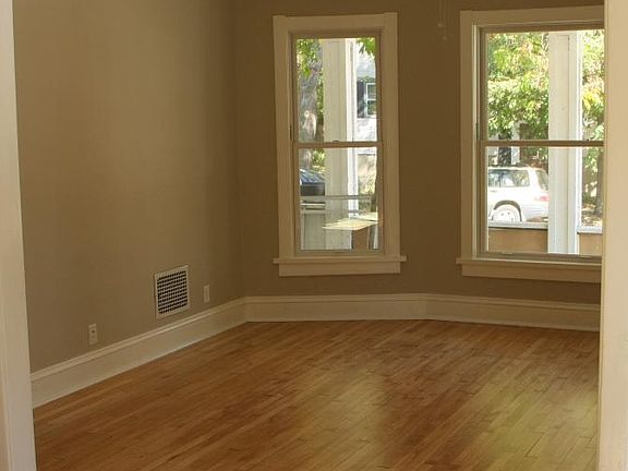 Living room, original maple floors