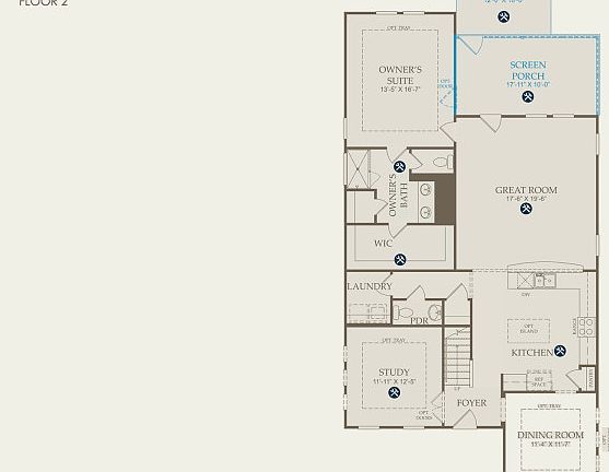 Belleview Floor Plan, Quick Move-in Home, Floor 1