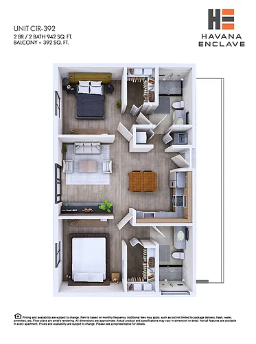 Floor plan C1R-392