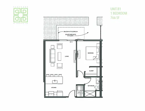 Floor plan B1