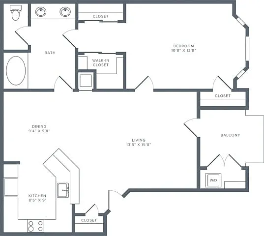 Floor plan A01 Renovated