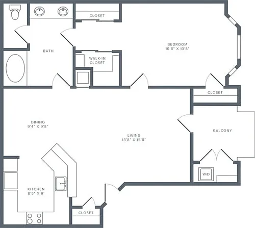 Floor plan A01 Renovated