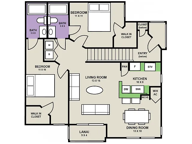 Floor plan The Pelican