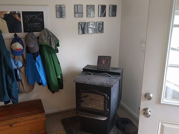 Pellet stove in Den