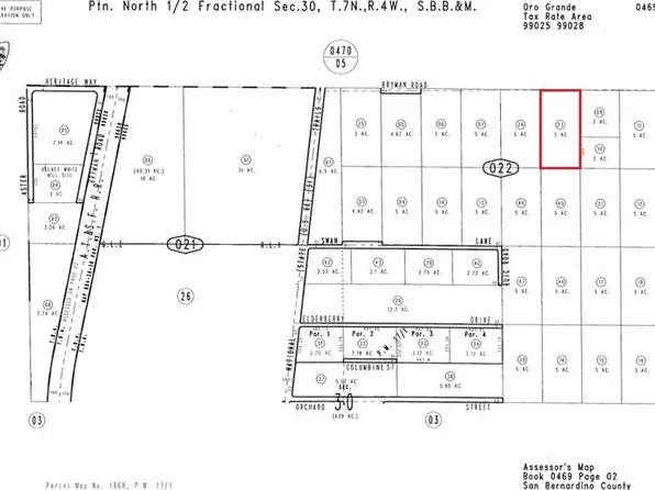 0 Bryman Rd Lot 23, Oro Grande, CA 92368