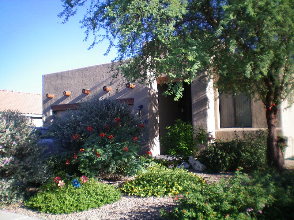 front of the house 