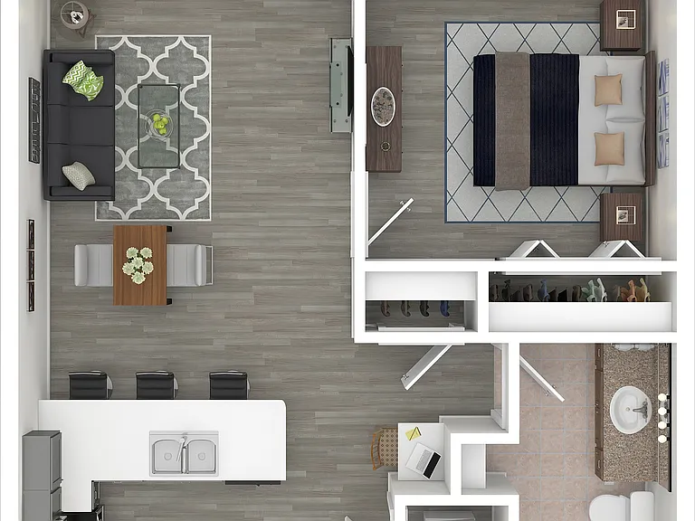 A1 3D Floor plan A1 3D Floor plan