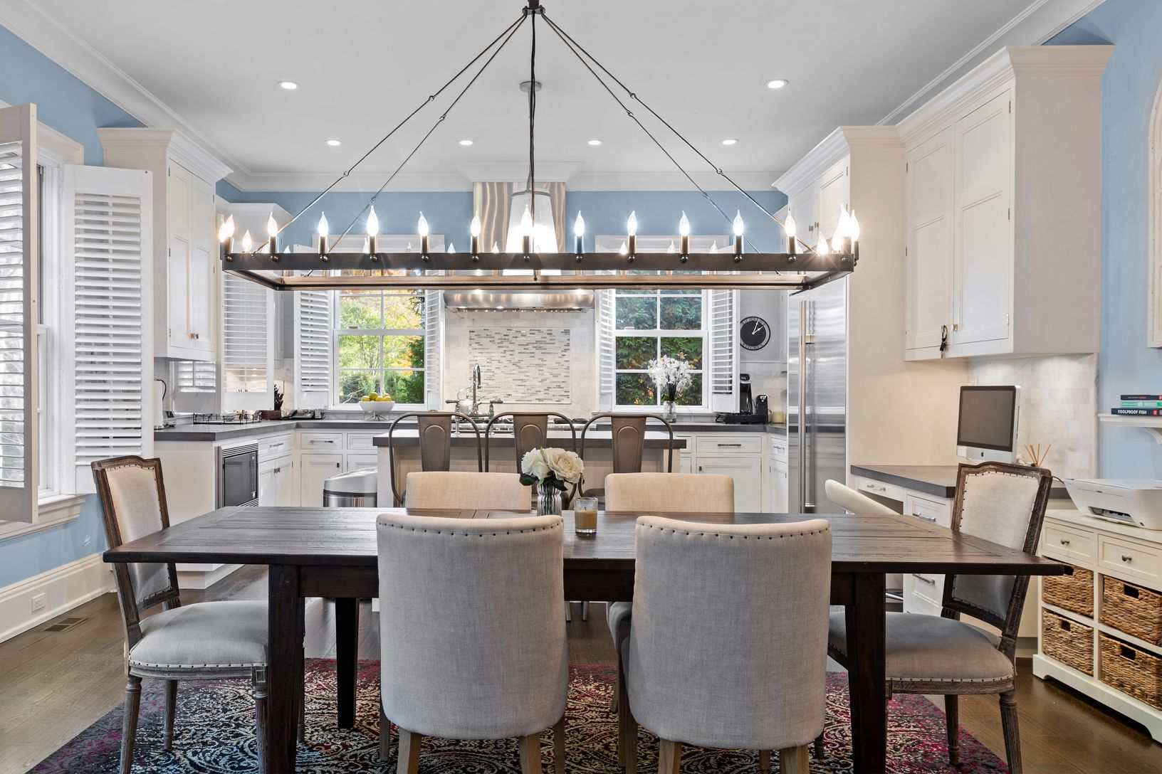  Dining and kitchen view