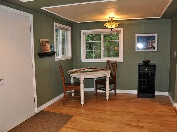 Dining area just off the kitchen offers room to expand.