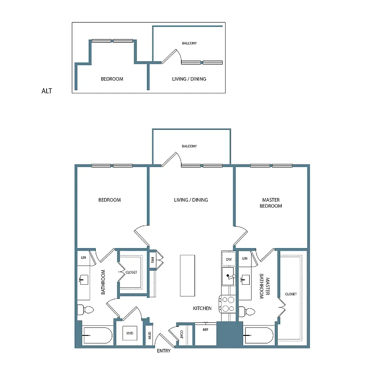 Floor plan B2