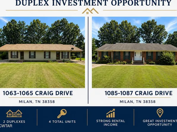 1063 & 1085 1087 Craig Dr #1065, Milan, TN 38358