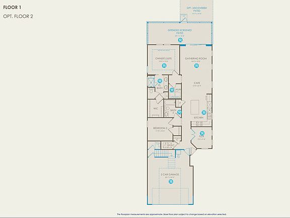 Contour Floor Plan, Quick Move-In Home, Floor 1