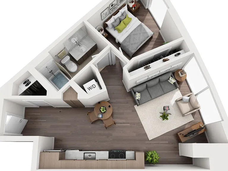 McKenzie - B1 - 1 Beds - 1 Baths - 620 Sq. ft.