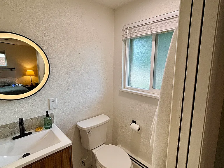 Main level en-suite bathroom (shower)