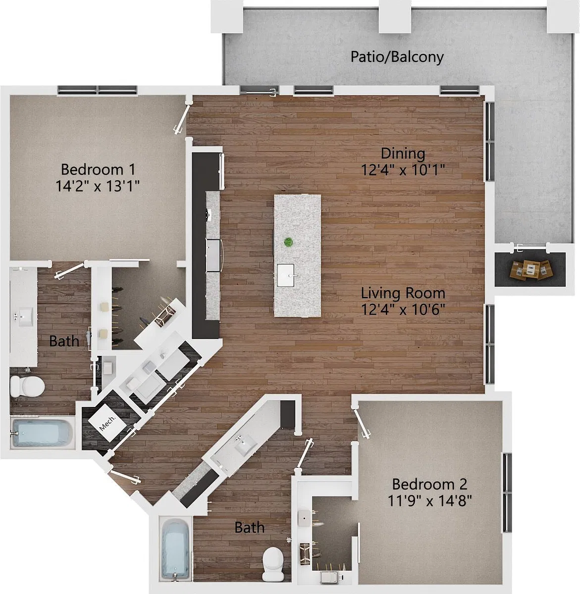 Floor plan B4