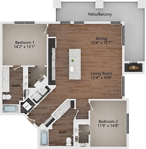 Floor plan B4