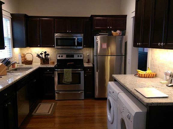 Large kitchen with laundry. Tons of countertop space!