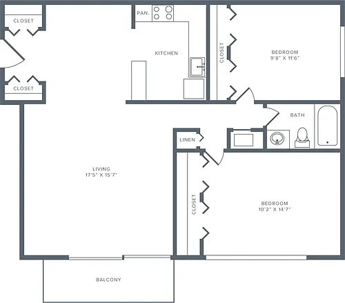 Floor plan B1 Renovated