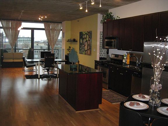 Kitchen and Living Room