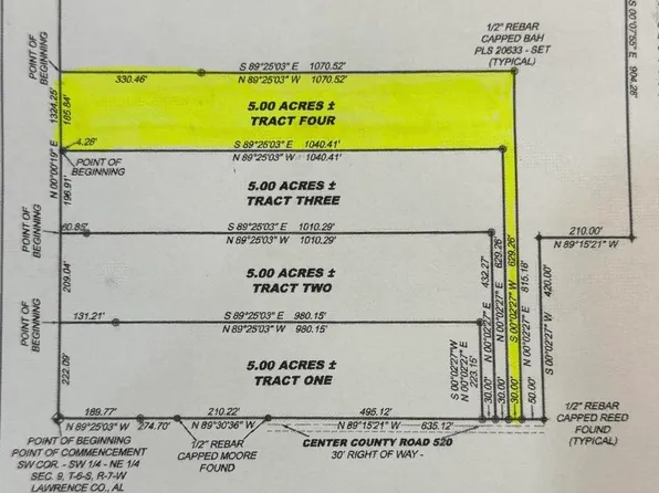 LOT 4 County Road 519, Moulton, AL 35650
